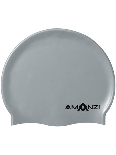 AMANZI Silver Swim Cap