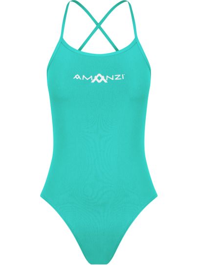 AMANZI Spearmint Tie Back One Piece
