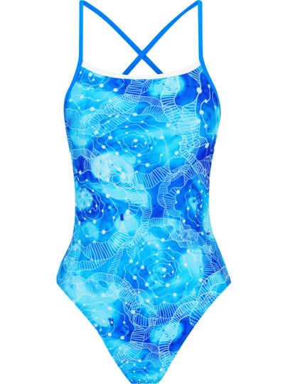 AMANZI Tie Back One Piece - Roselle