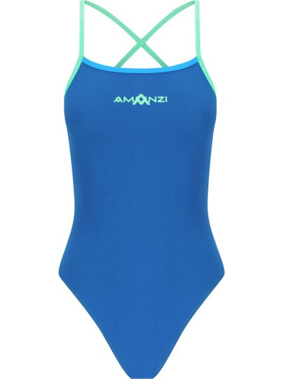 AMANZI Tie Back One Piece - Seaglass