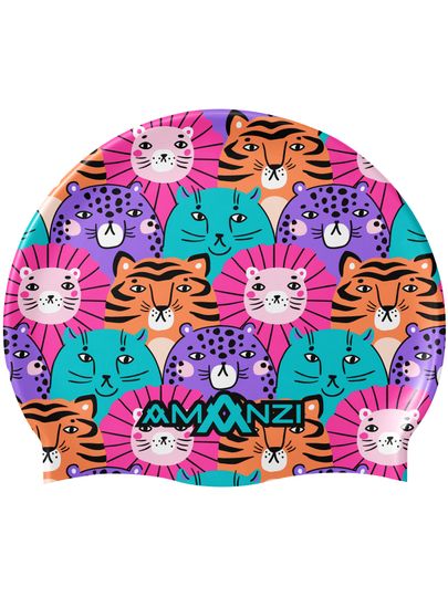 AMANZI Wild Catz Swim Cap