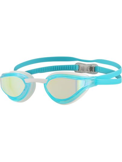 AMANZI Dominate Pearl Mirror Goggles - Aqua/White