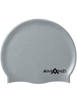 AMANZI Silver Swim Cap