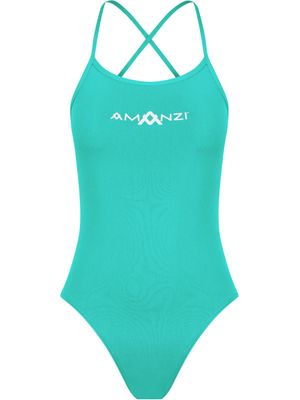 AMANZI Spearmint Tie Back One Piece