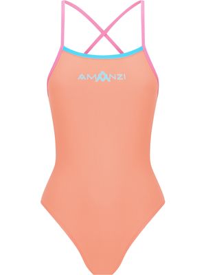 【amerge.】back ribbon JQ onepiece amerge / ribbon shoulder onepiece（amerge. ribbon JQ side