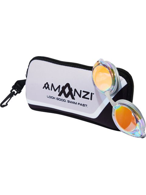 AMANZI Axion Pearl Mirror Goggles - Silver