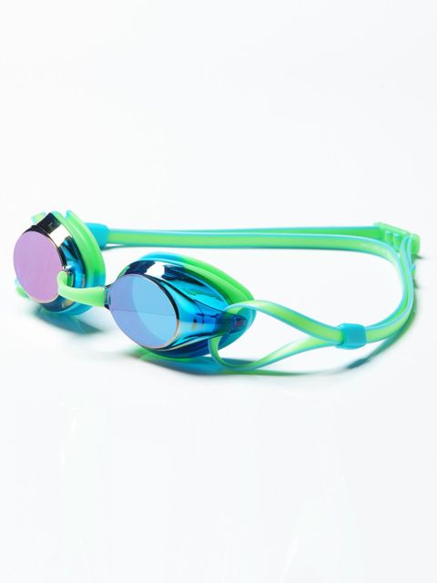 AMANZI Axion Prismatic Green & Aqua Mirrored Lens Goggles