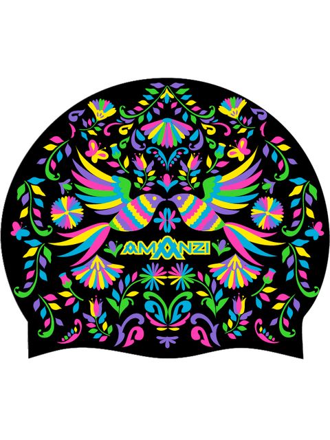 AMANZI Birds of Paradise Swim Cap
