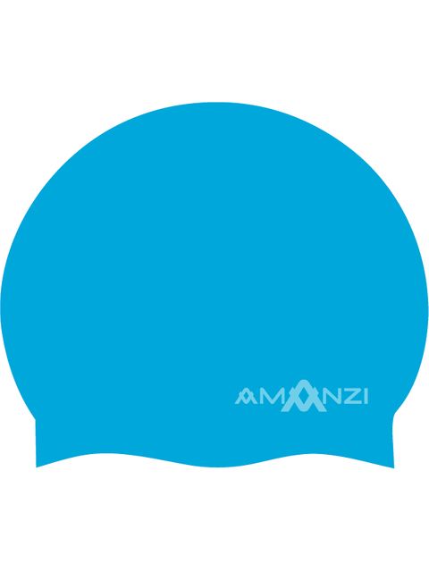 AMANZI Signature Blue Swim Cap