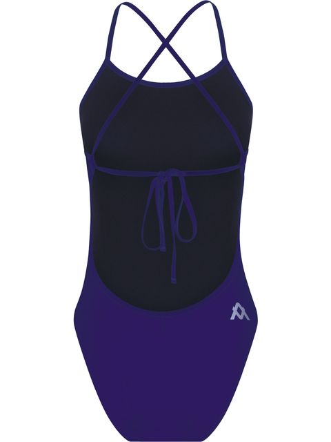 AMANZI Blueberry Tie Back One Piece