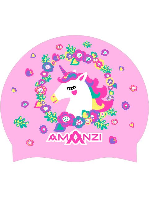AMANZI Blushing Unicorn Swim Cap