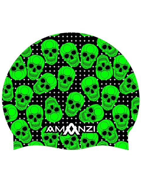 AMANZI Bone Yard Swim Cap