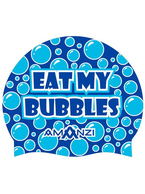 AMANZI EAT MY BUBBLES SWIM CAP