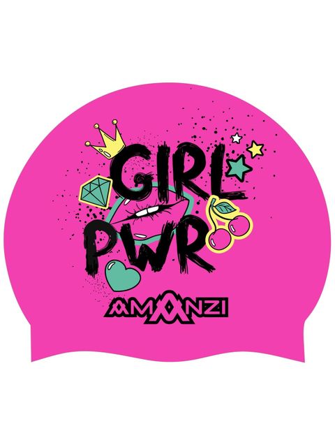 AMANZI Girl Power Swim Cap