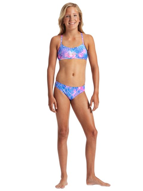 AMANZI Girls Mermaid Kisses Sports Bikini