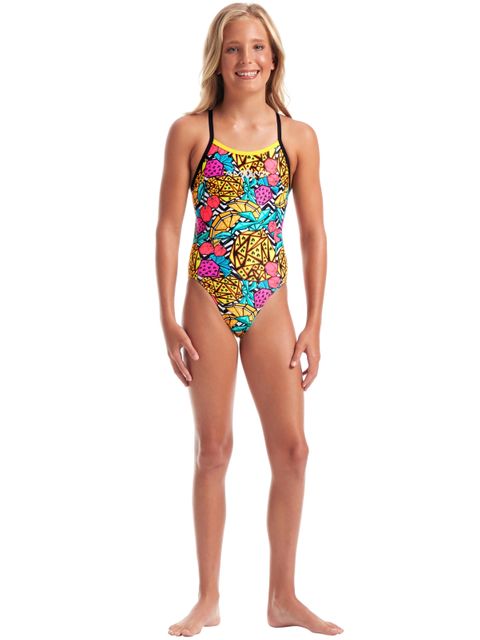 AMANZI Girls Pineapple Punch One Piece