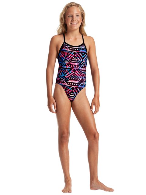 AMANZI Girls Tiki Princess One Piece