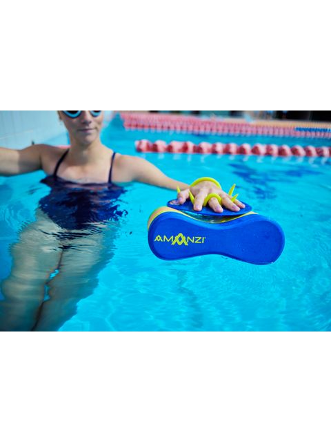 AMANZI Hand Paddles - Cobalt