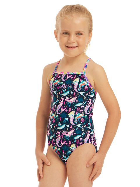 AMANZI Mermaids Tale Toddler Girls One Piece