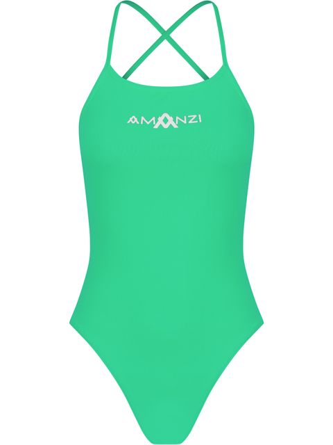 AMANZI Peppermint Tie Back One Piece