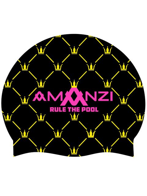 AMANZI RULE THE POOL SWIM CAP