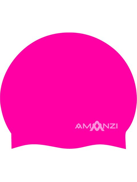 AMANZI Signature Neon Pink Swim Cap