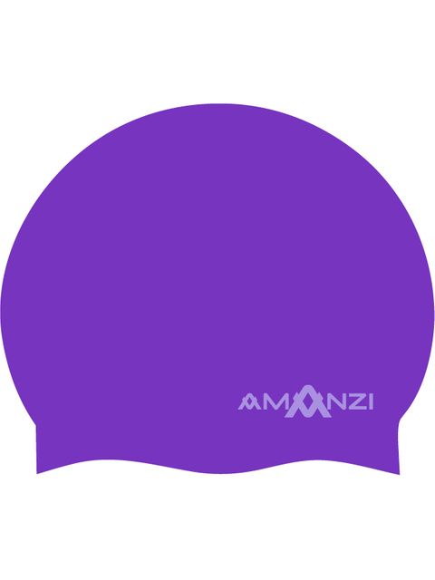 AMANZI Signature Purple Swim Cap