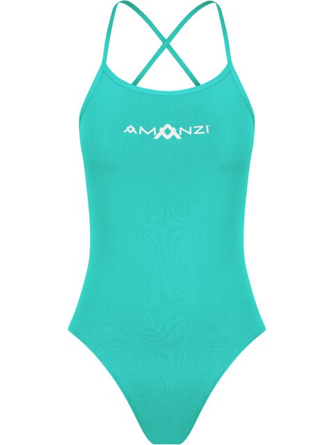 AMANZI Spearmint Tie Back One Piece