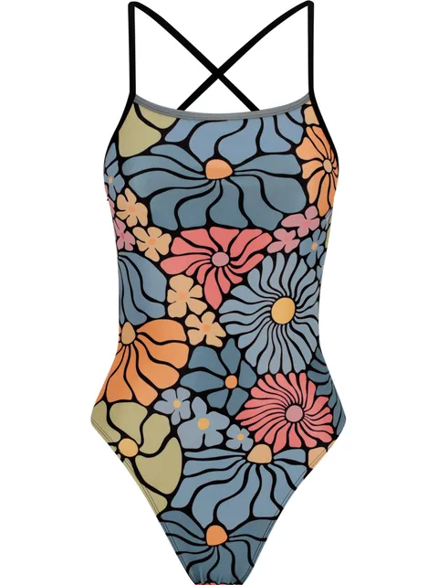 AMANZI Tie Back One Piece - Boheme