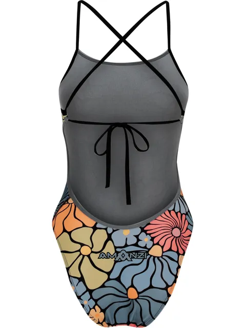 AMANZI Tie Back One Piece - Boheme