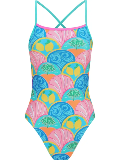 AMANZI Tie Back One Piece - Citrasea
