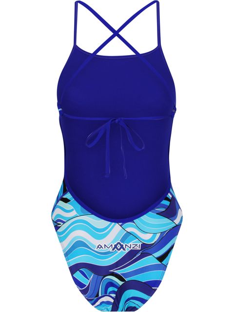 AMANZI Tie Back One Piece - Seafire