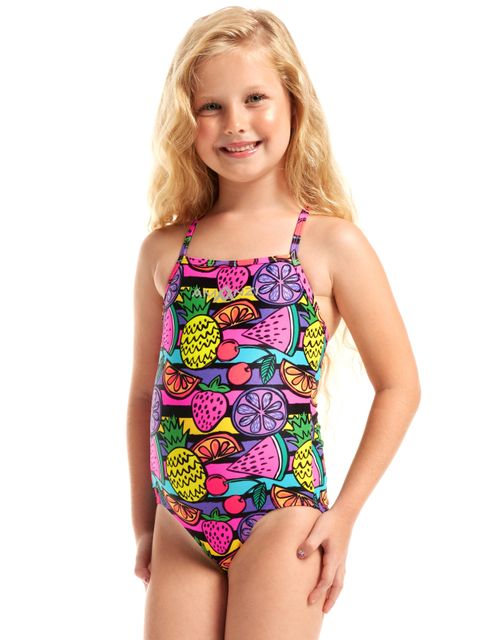 AMANZI Toddler Girls Tutti Frutti One Piece