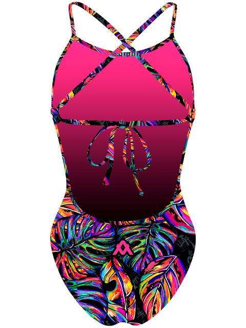 AMANZI Tropical Twilight Tie Back One Piece