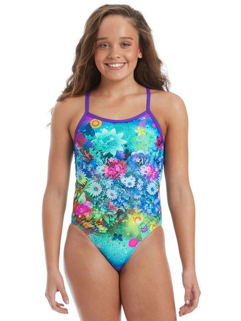 AMANZI Whimsical Wildflowers Girls One Piece