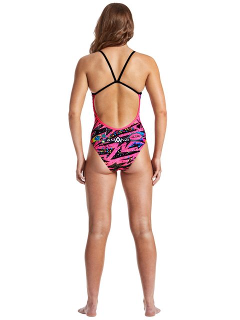 AMANZI Womens Girl Power One Piece