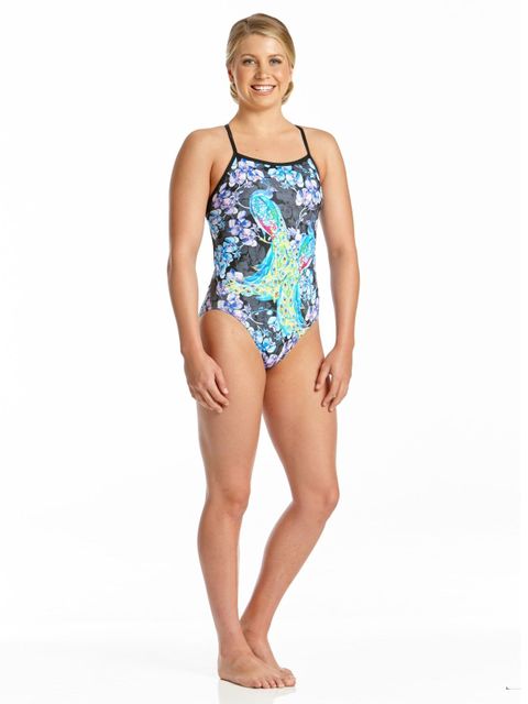 AMANZI Womens Peacock Pride One Piece