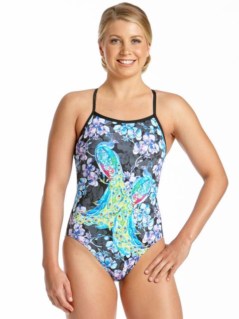 AMANZI Womens Peacock Pride One Piece