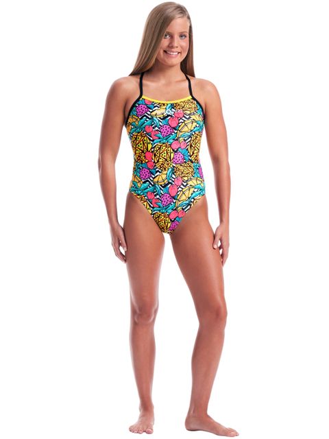 AMANZI Womens Pineapple Punch One Piece