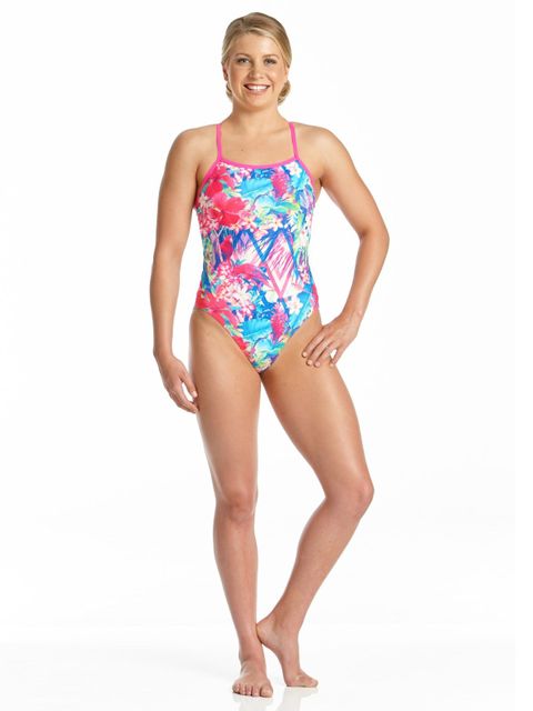AMANZI Womens Tropical Punch One Piece