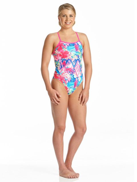 AMANZI Womens Tropical Punch One Piece