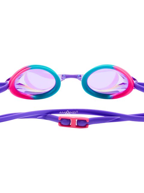 AMANZI Axion Majestic Mirror Goggles - Purple/Teal/Pink