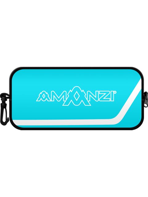 AMANZI Dominate Pearl Mirror Goggles - Aqua/White