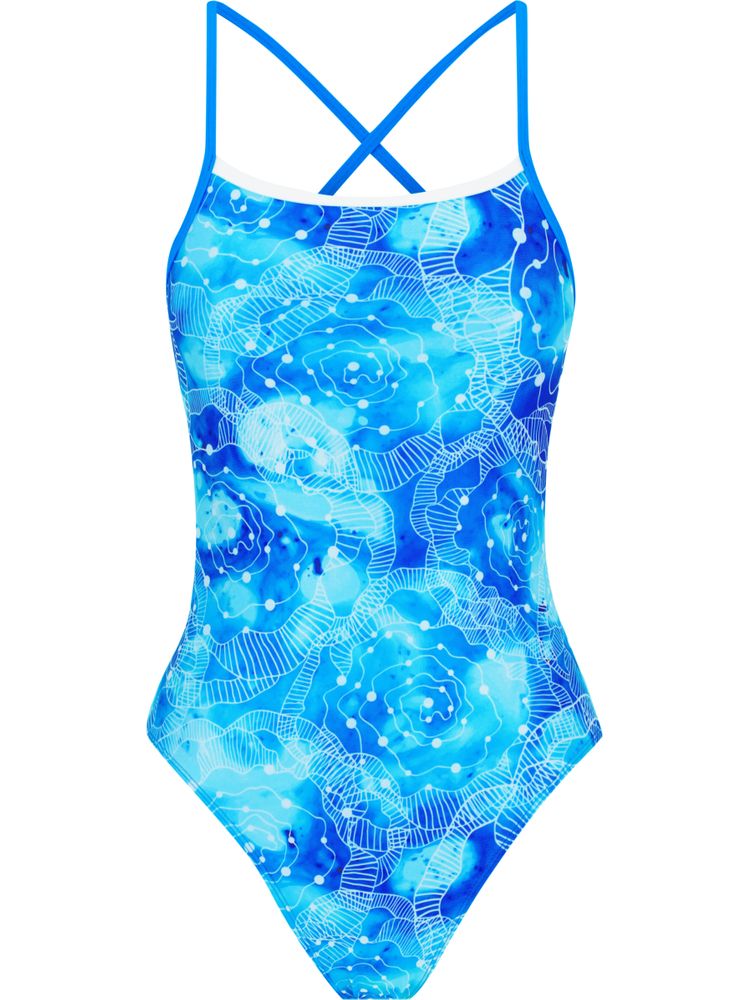 AMANZI Tie Back One Piece - Roselle
