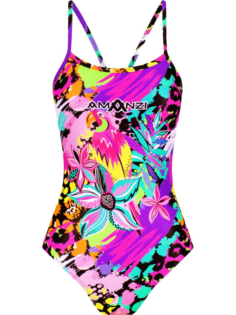 AMANZI Neon Jungle Proback One Piece | AMANZI Swimwear