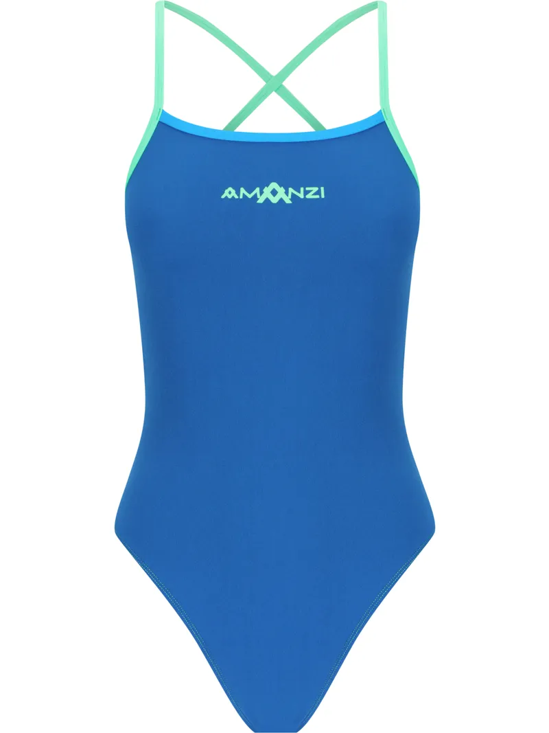 AMANZI Tie Back One Piece - Seaglass | AMANZI Swimwear