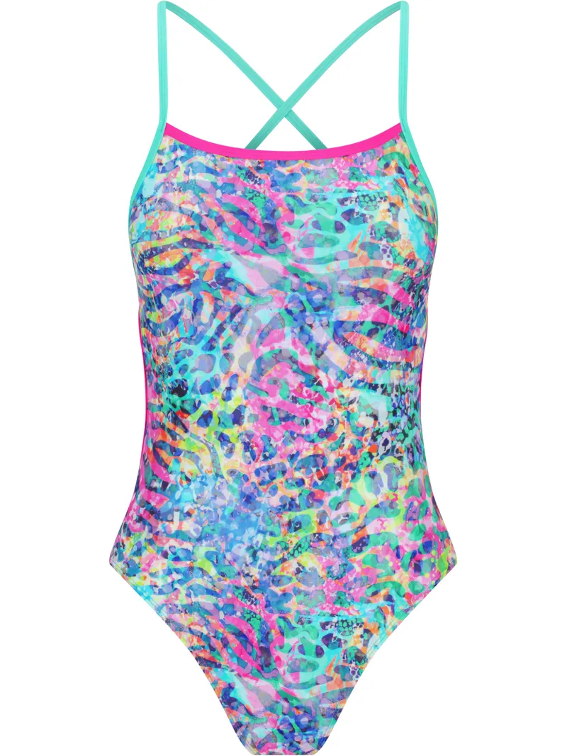 AMANZI Tie Back One Piece - Tigress | AMANZI Swimwear